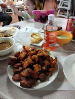 Fried Pork Beans Rice Sweet Plantain Known as Fritadas